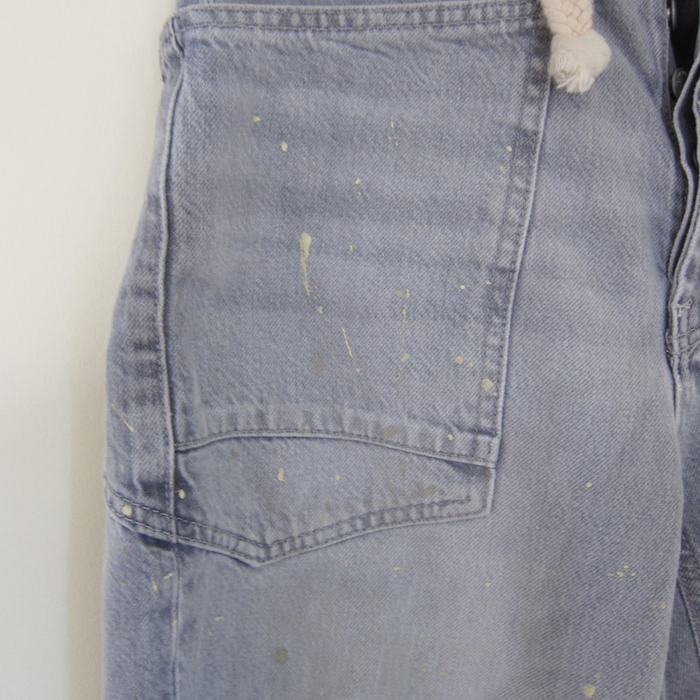 Free People Low Slung Barrel Pull on Jeans in Little Darlin - Picture 2 of 4